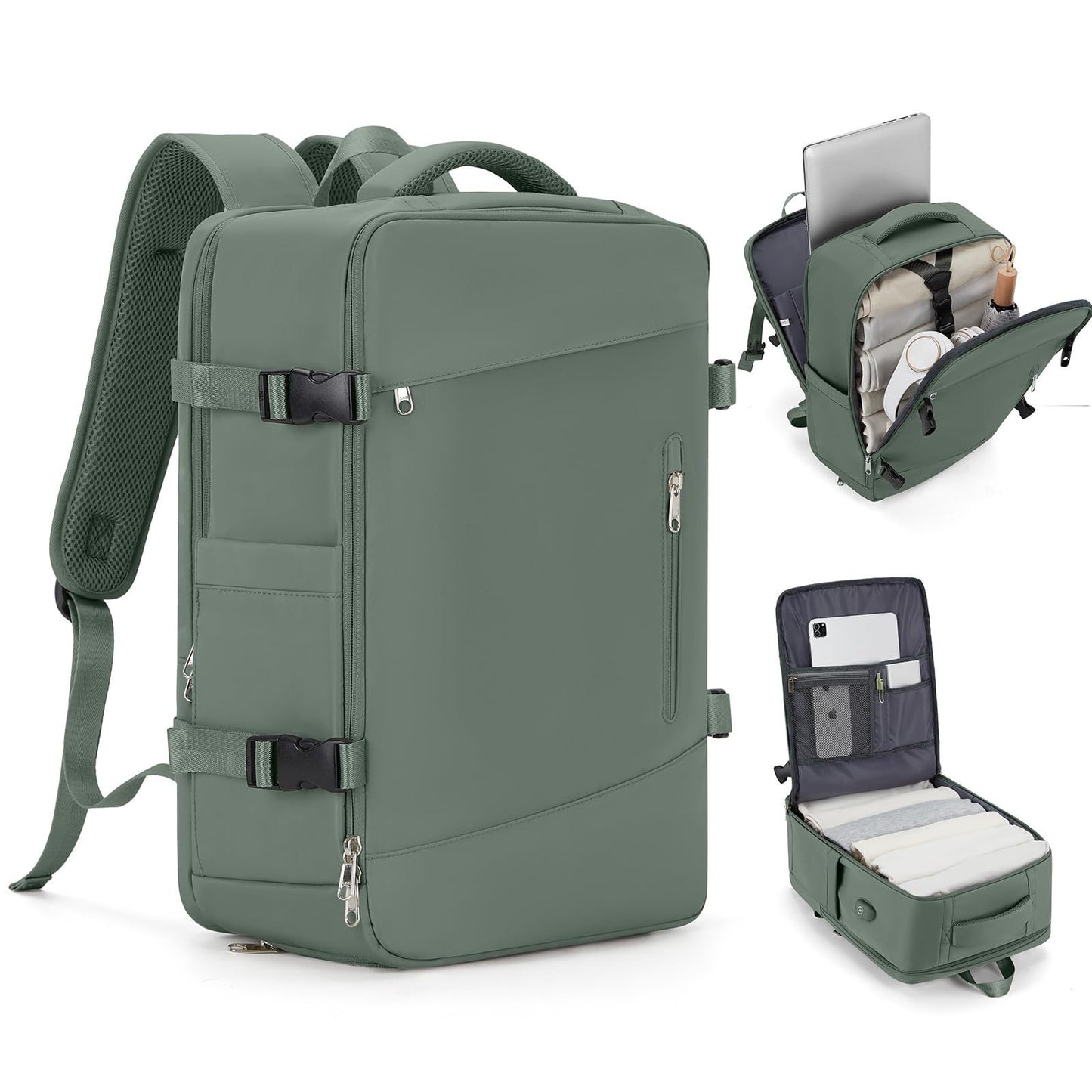 Women's Versatile Durable Large Capacity Expansion Backpacks