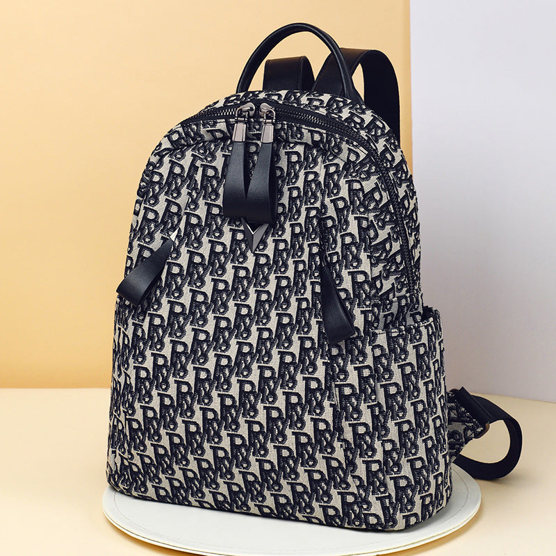 Durable Innovative Female Fashion Printed Canvas Backpacks