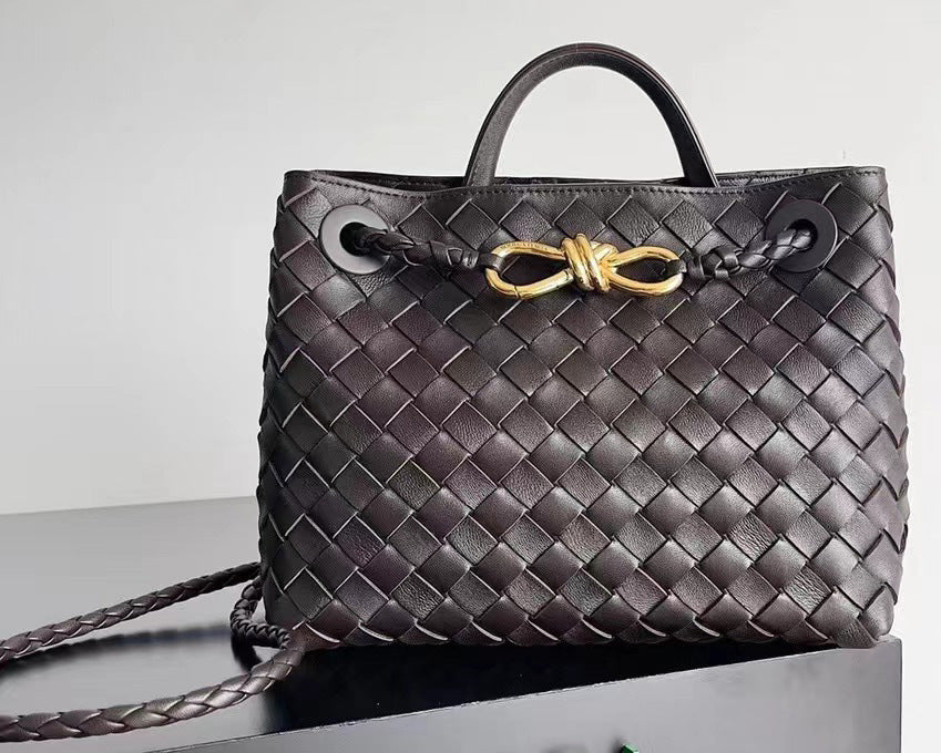 Women's Trendy Woven Handmade Weaving Portable Texture Handbags