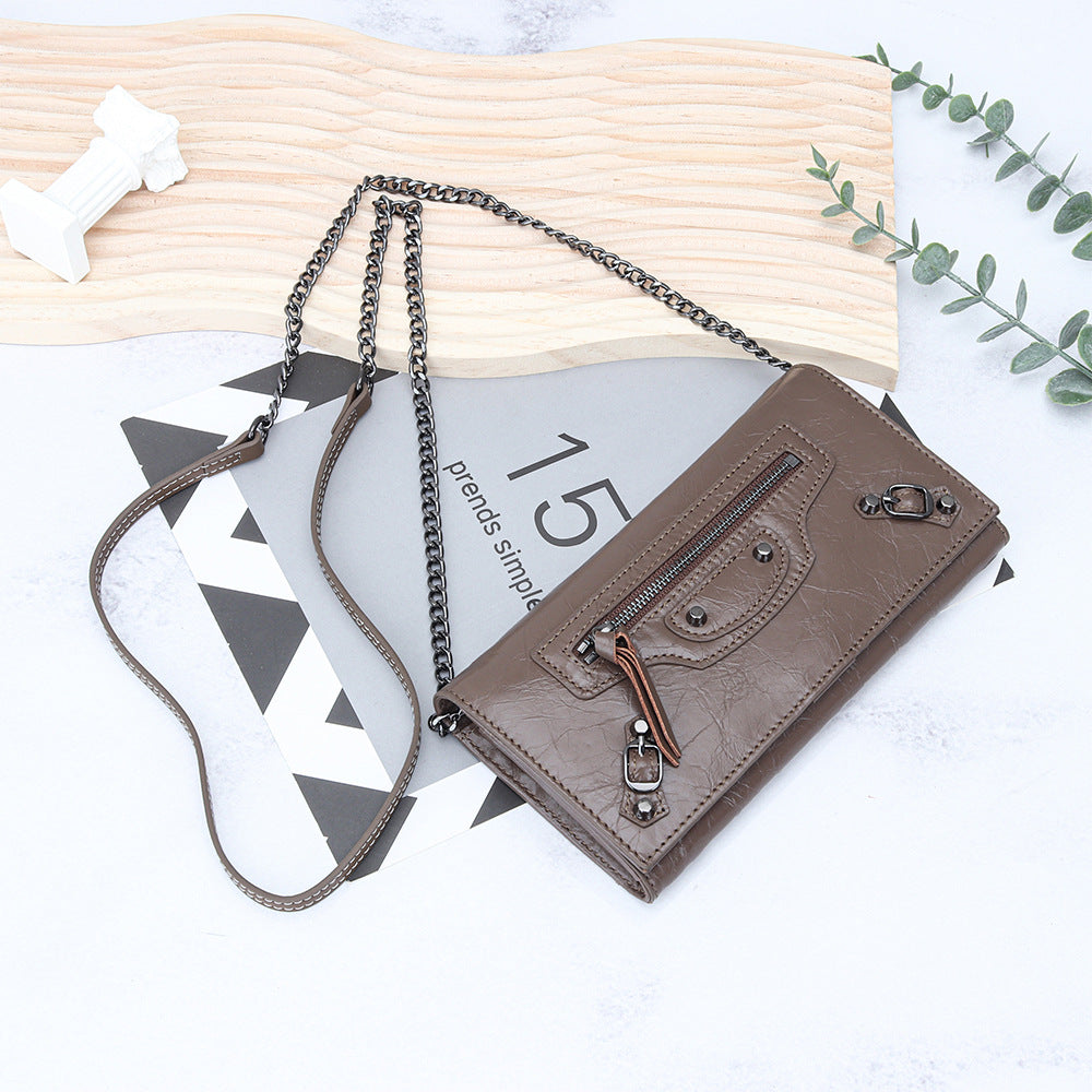 Women's Insertion Machine Car Chain Fashion Large Capacity Crossbody Bags