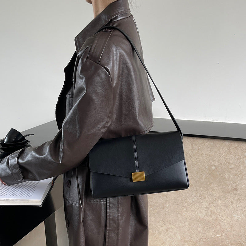 Genuine Leather Large Capacity Envelope Fashion Bags