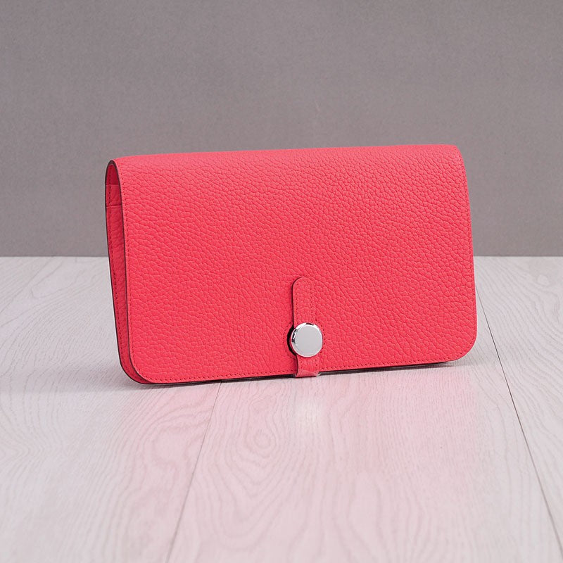 Women's Leather Fashion Large Capacity First Layer Ladies Wallets