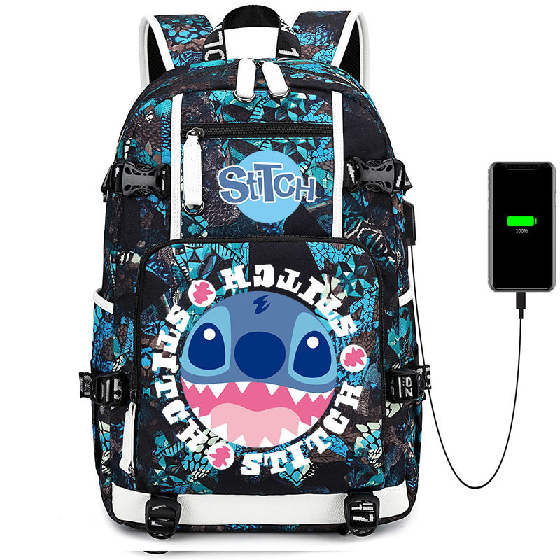 Caddy Cartoon Stitch Boy Four Or Backpacks