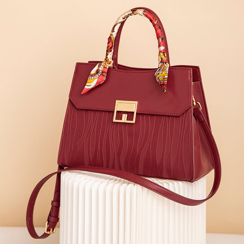 Women's Red Female Mother Wedding High-grade Mother-in-law Shoulder Bags