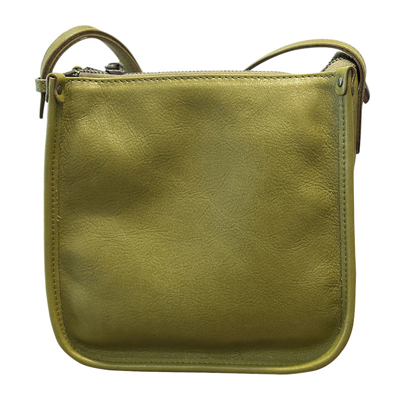 Genuine Leather Design Commute Minimalist Retro Crossbody Bags