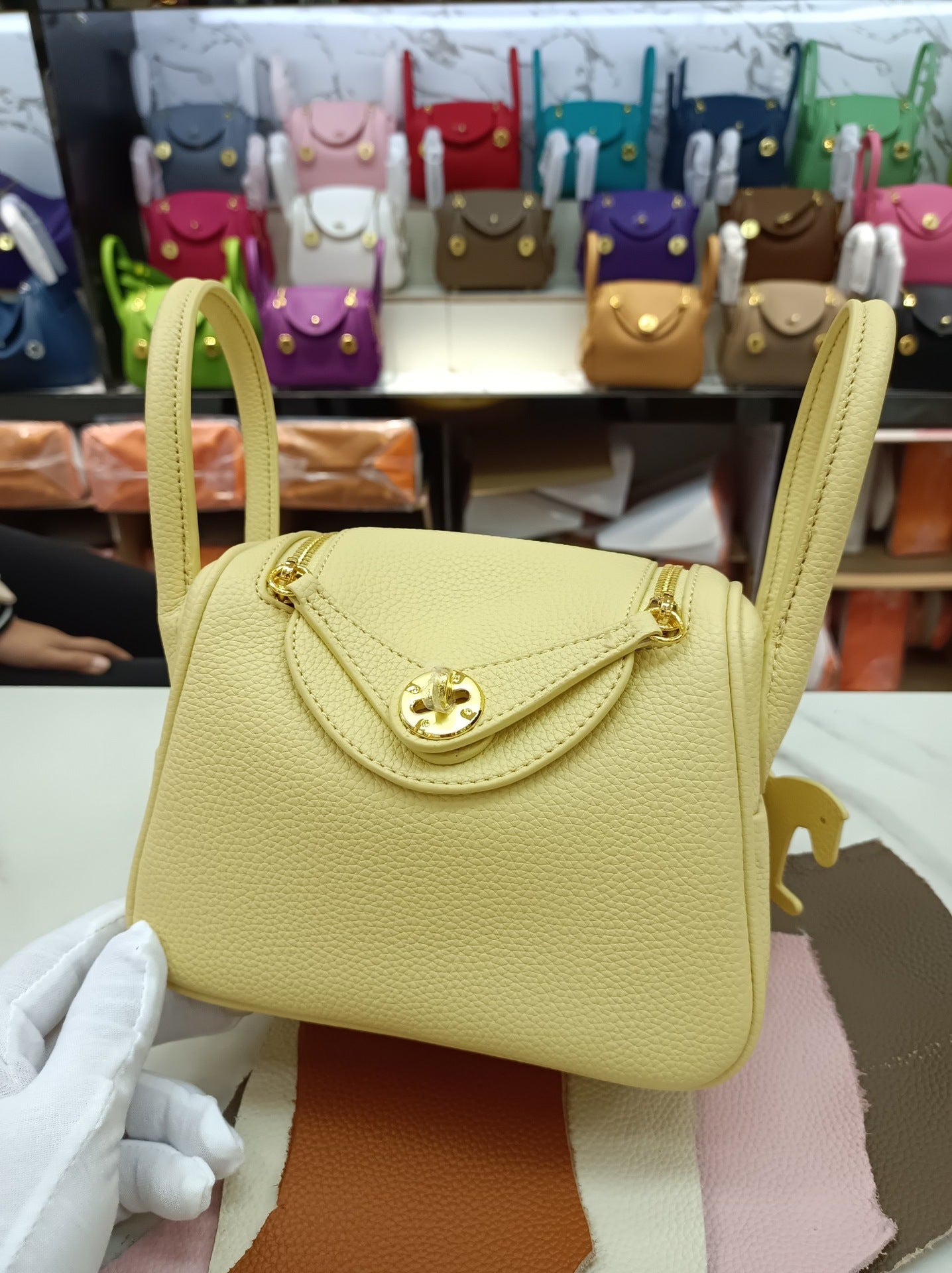 Women's Lindy Simple Fashion Mini Genuine Leather Shoulder Bags