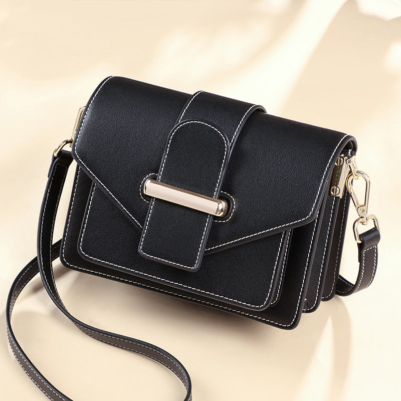 Women's Genuine Leather Mori Tide Fashion Crossbody Bags
