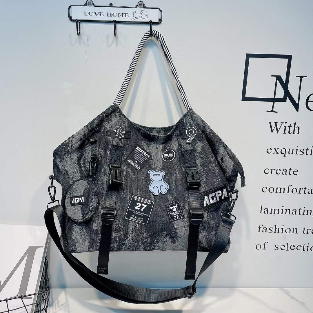 Big Waterproof Nylon Mesh Simple Large Capacity Shoulder Bags