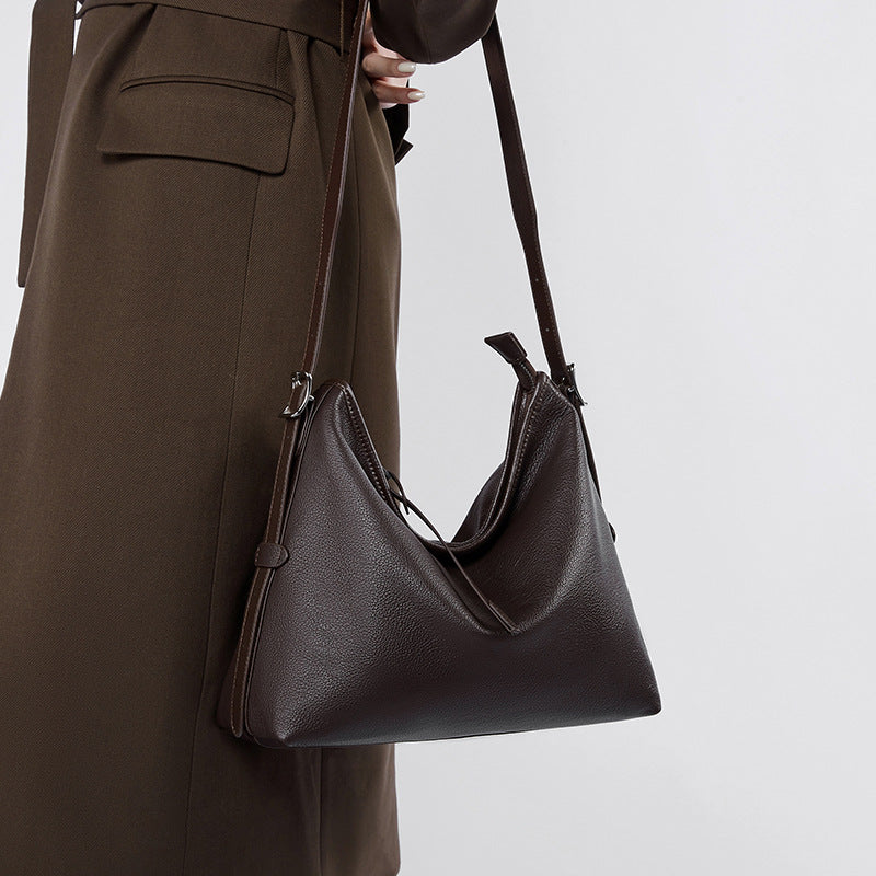 Women's Genuine Leather Autumn High-grade Niche Underarm Bags