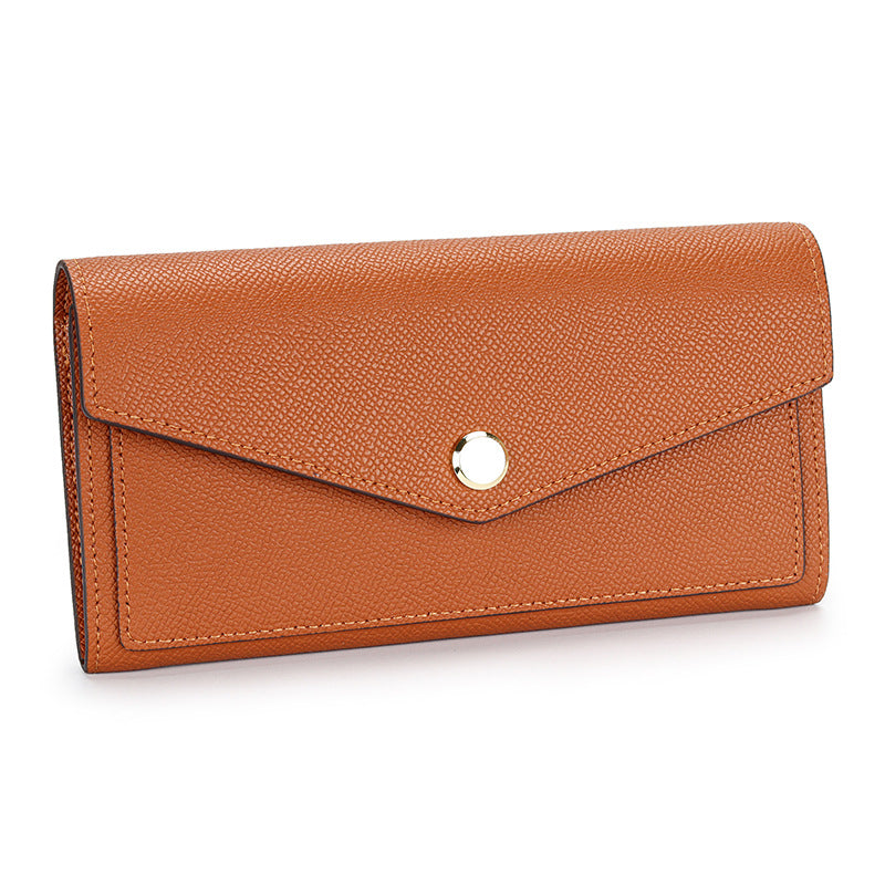 Women's Print Long Fashion Color Contrast Clutch Ladies Wallets