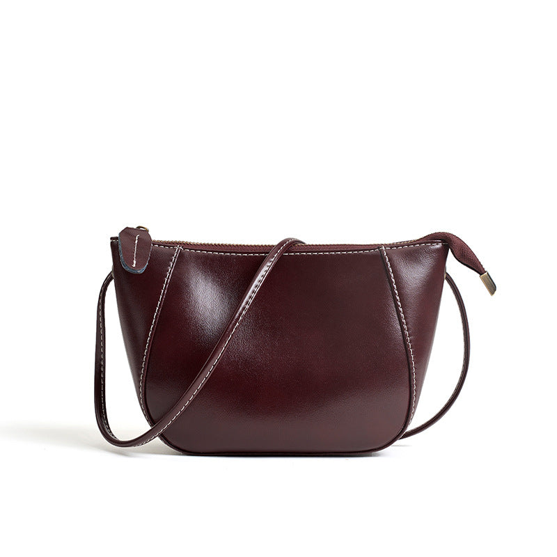 Women's First Layer Cowhide Genuine Leather High-grade Crossbody Bags