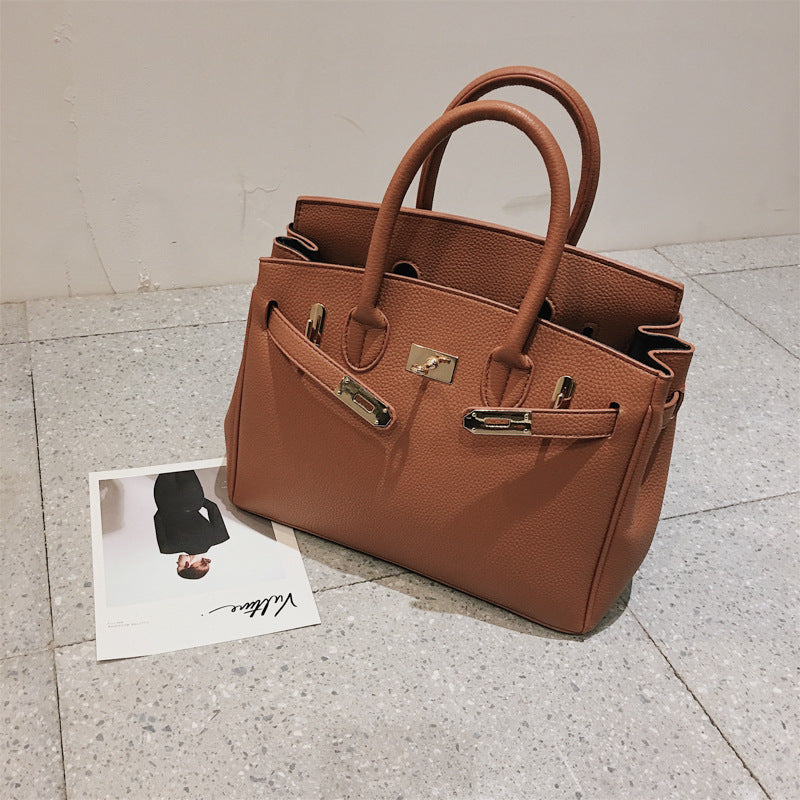 Women's High-grade Western Style Textured Korean Fashion Shoulder Bags