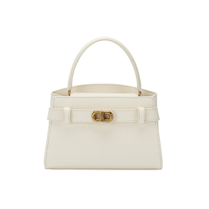 Women's Fashionable Portable Kelly Retro Advanced Texture Shoulder Bags