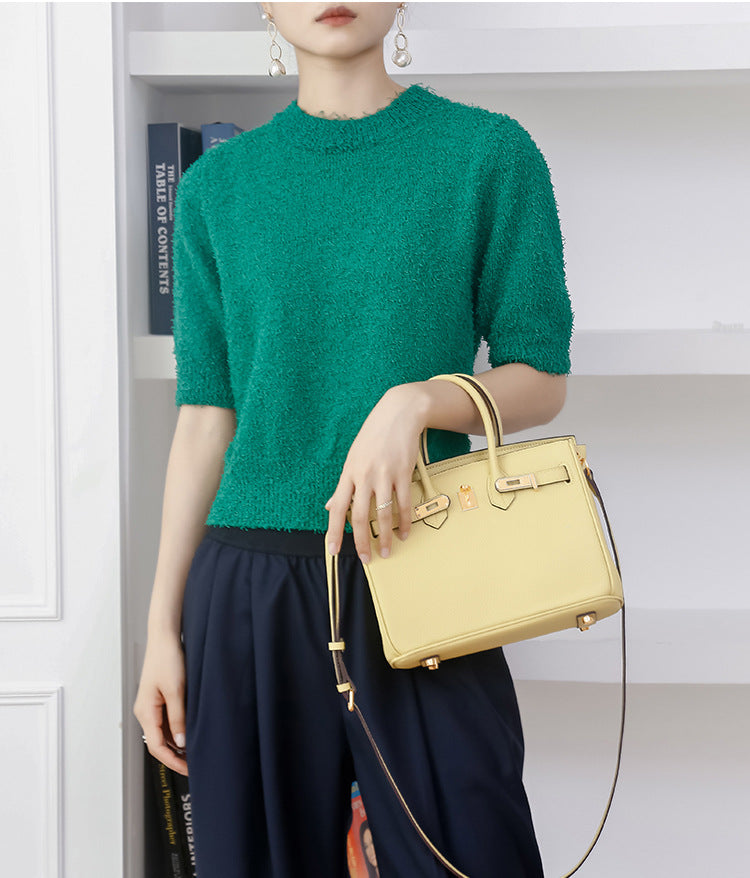 Women's First Layer Cowhide Mini Genuine Leather Shoulder Bags