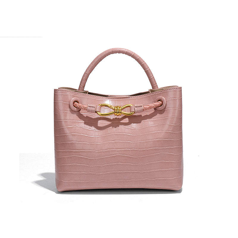 Women's Stone Pattern High-grade Versatile Retro Bags