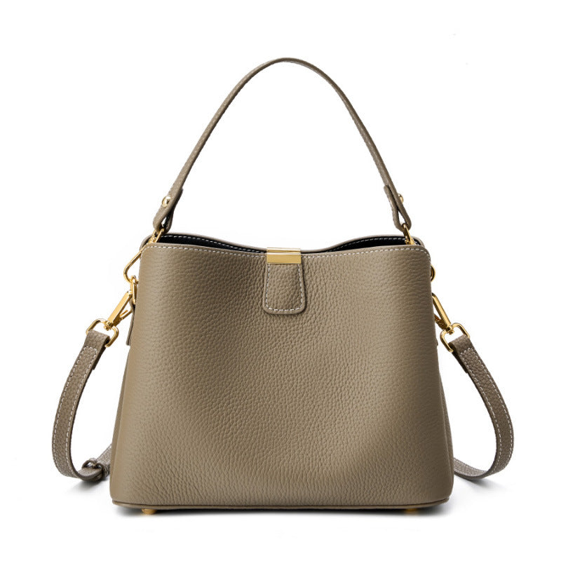 First Layer Cowhide Trendy Simple Genuine Bags