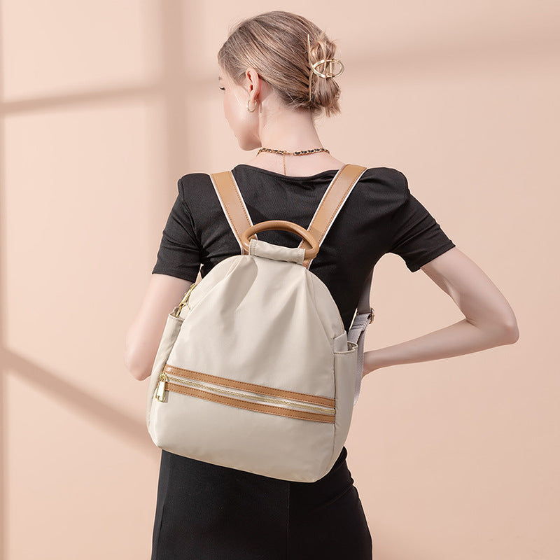 Women's Korean Oxford Cloth College Large Capacity Backpacks