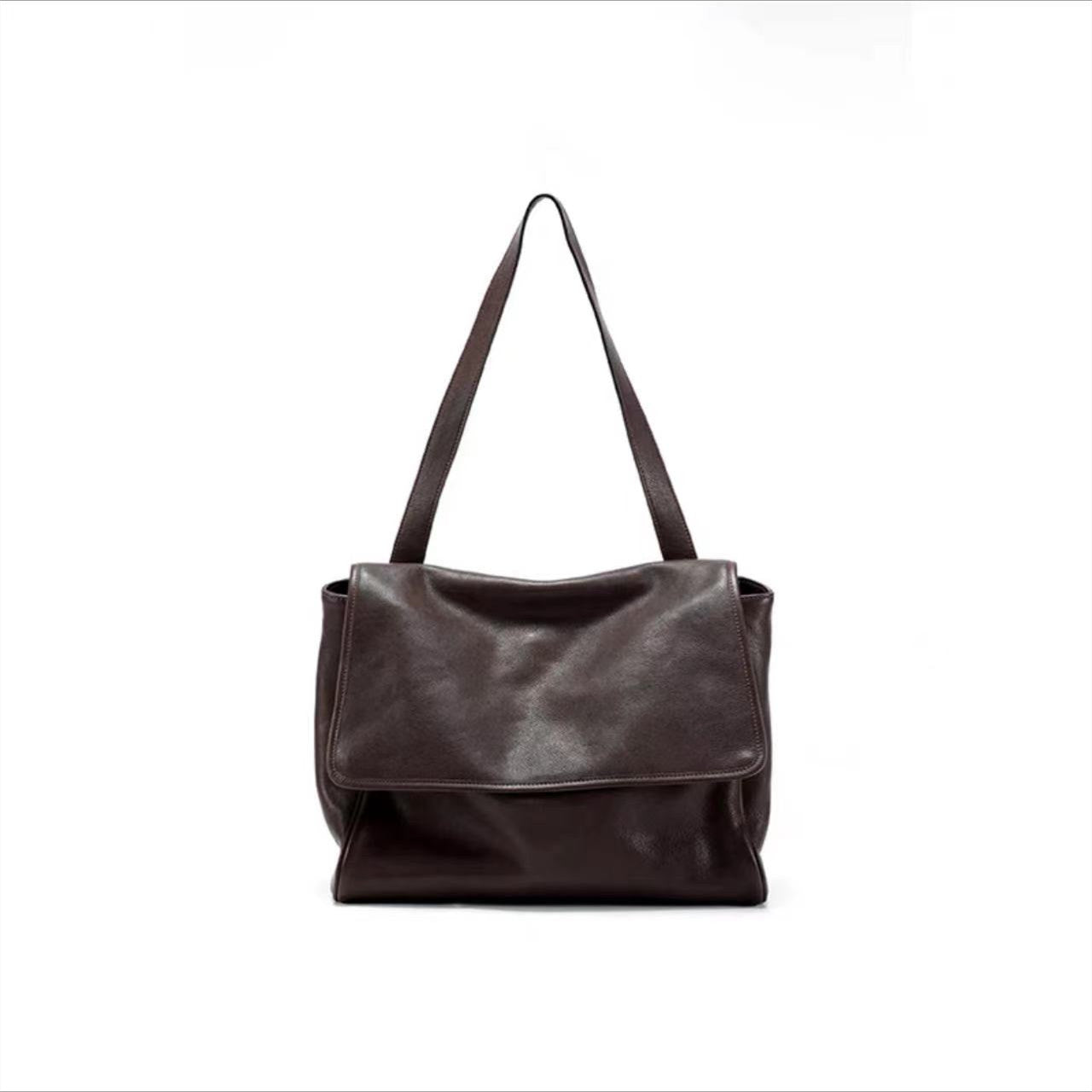 Women's Lazy Full Series Genuine Leather Large Bags