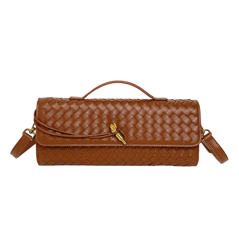 Hand-woven Fashion Medieval Baguette Exquisite Dinner Crossbody Bags