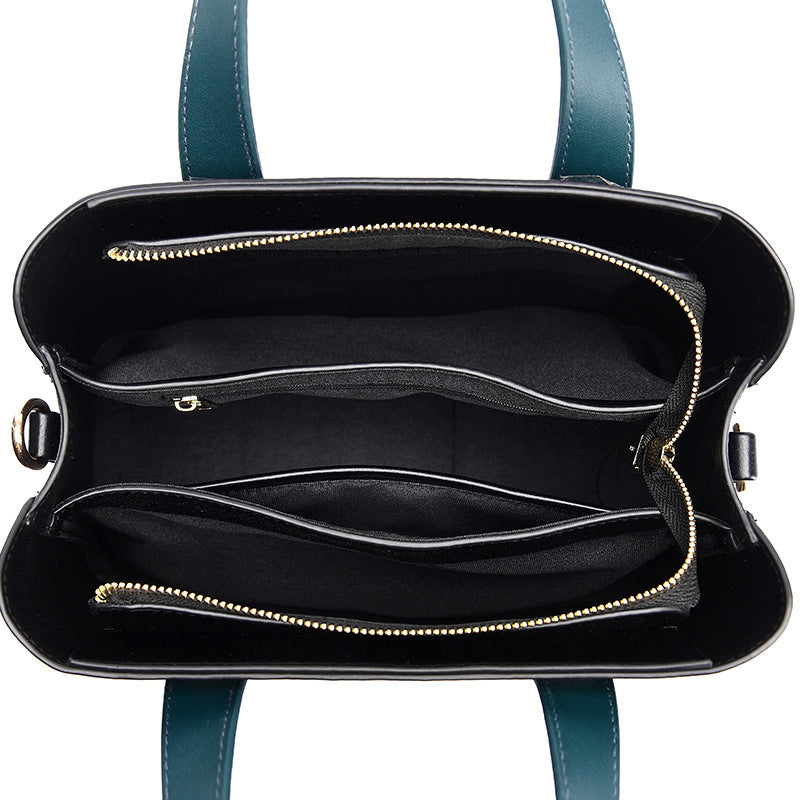 Women's Simple Elegant Large Capacity Multi Compartment Handbags