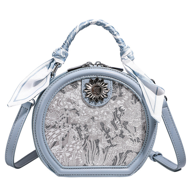 Women's Light Luxury High-grade Chinese Style Round Crossbody Bags