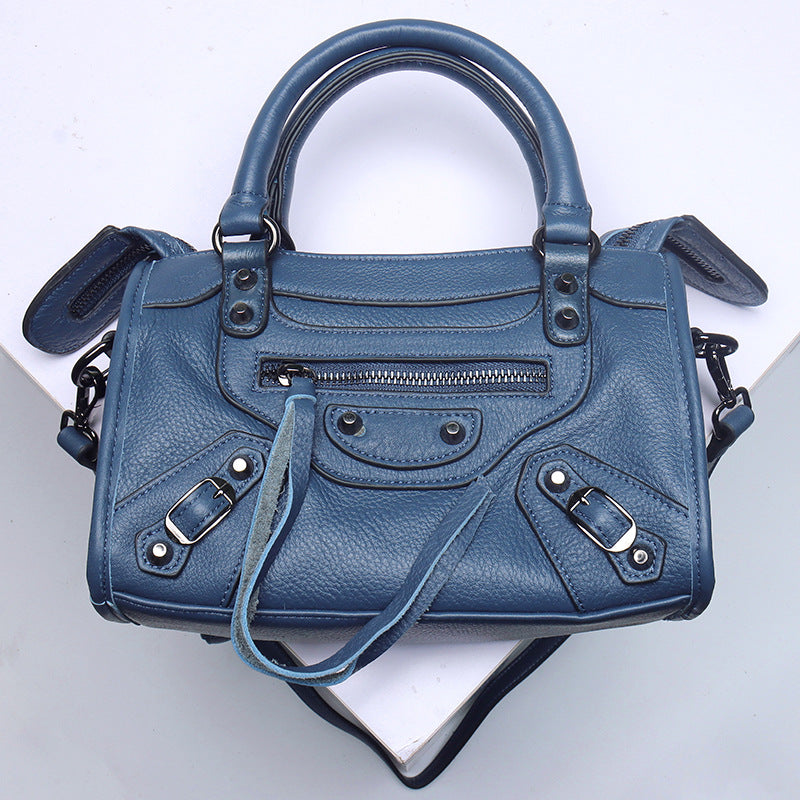 Women's First Layer Cowhide Leather Soft Fashion Handbags