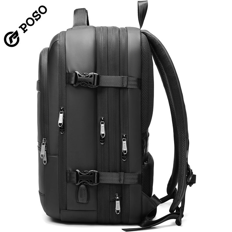 Men's Business Inch Large Capacity Computer Scalable Backpacks
