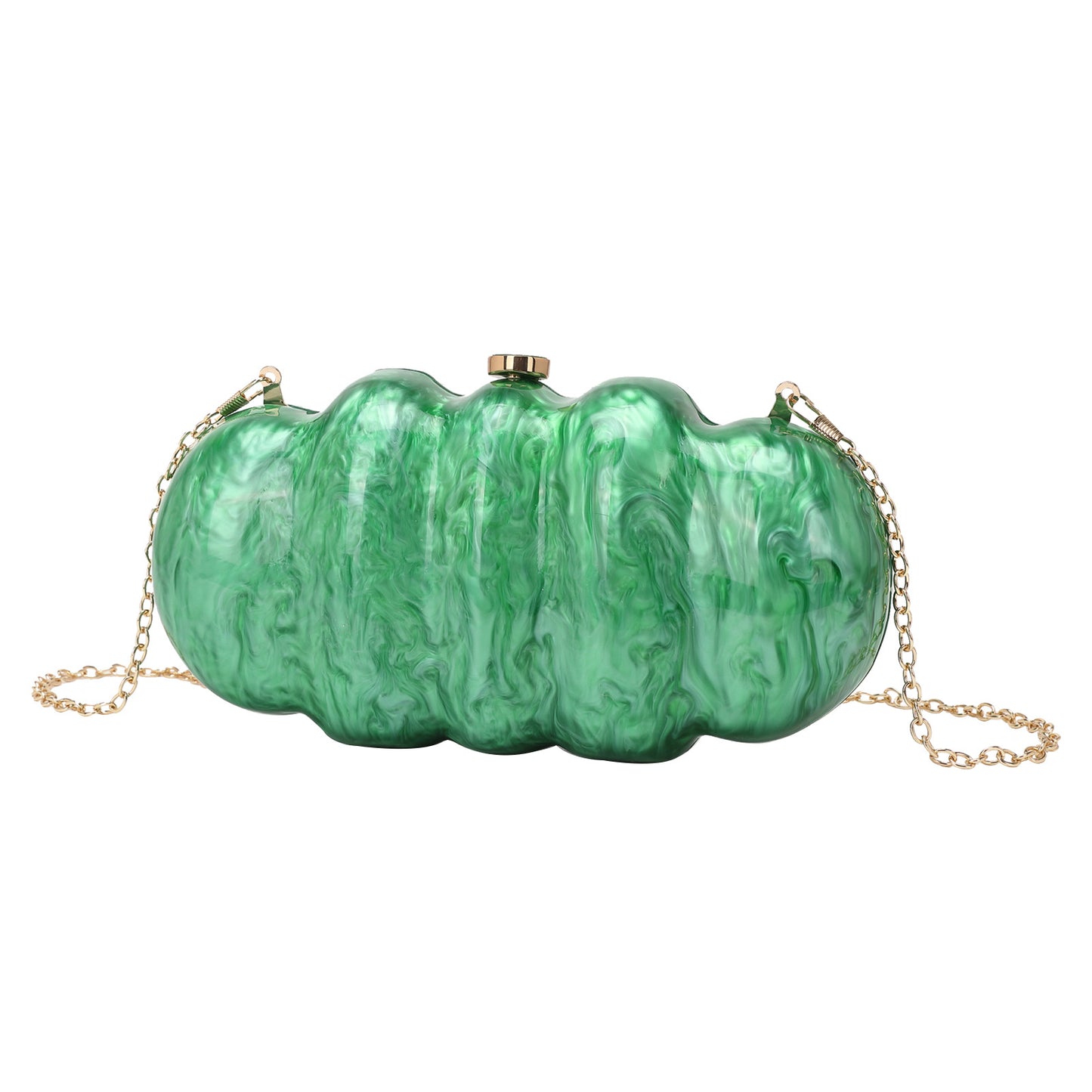 Dinner Clutch Romantic Aura Shell Caterpillar Evening Bags