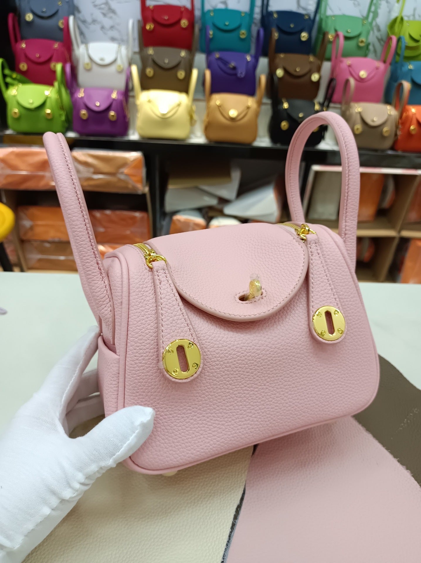 Women's Lindy Simple Fashion Mini Genuine Leather Shoulder Bags
