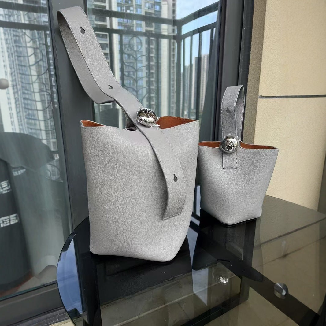 Classic Fortune Imported Cowhide Pattern Gold Crossbody Bags