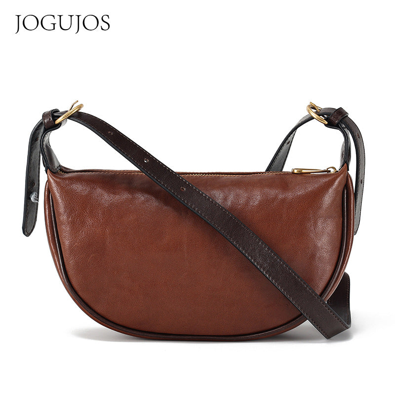 Women's High Sense Leisure Commute Retro Leather Crossbody Bags