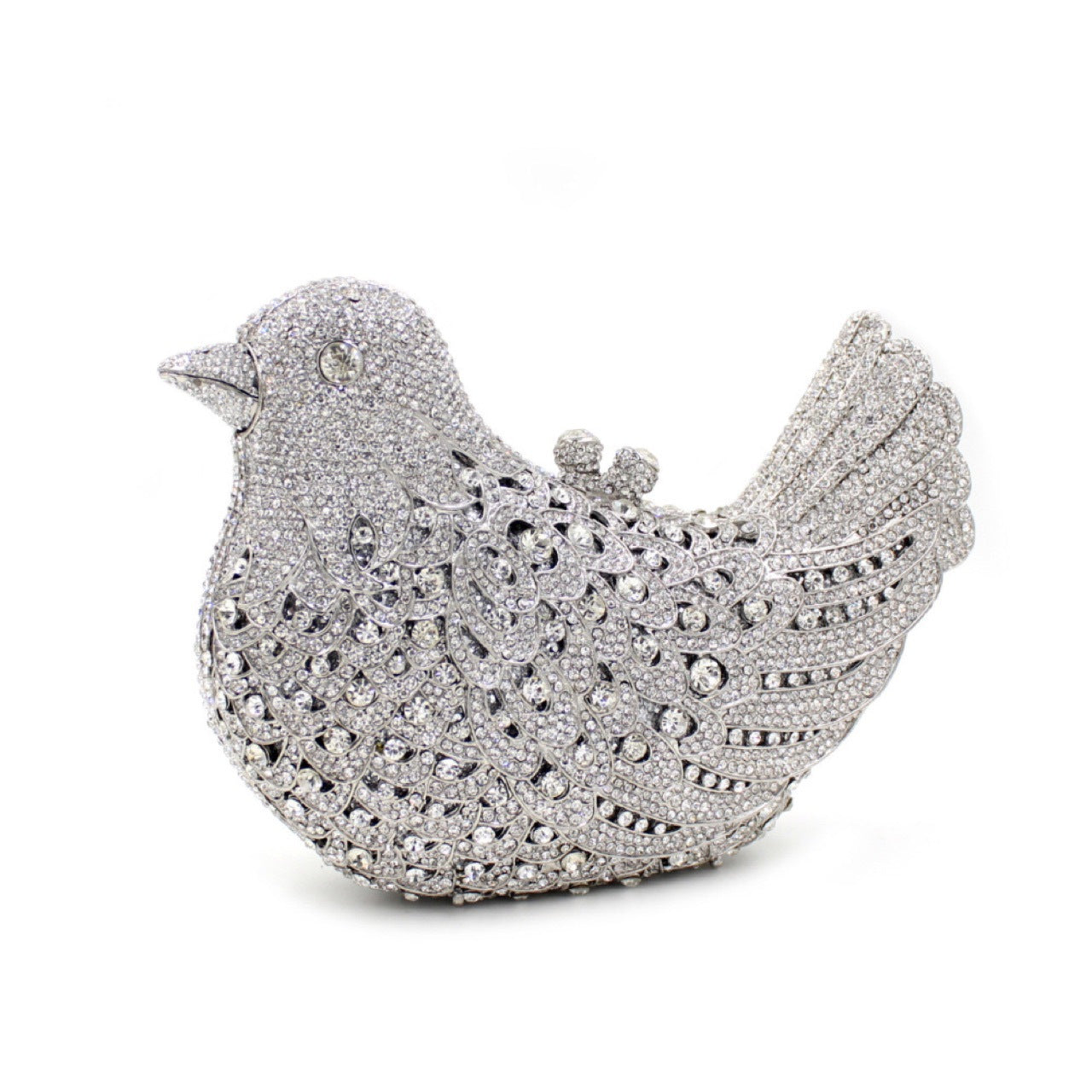 Women's Peace Dove Animal Gem Diamond Banquet Rhinestone Evening Bags
