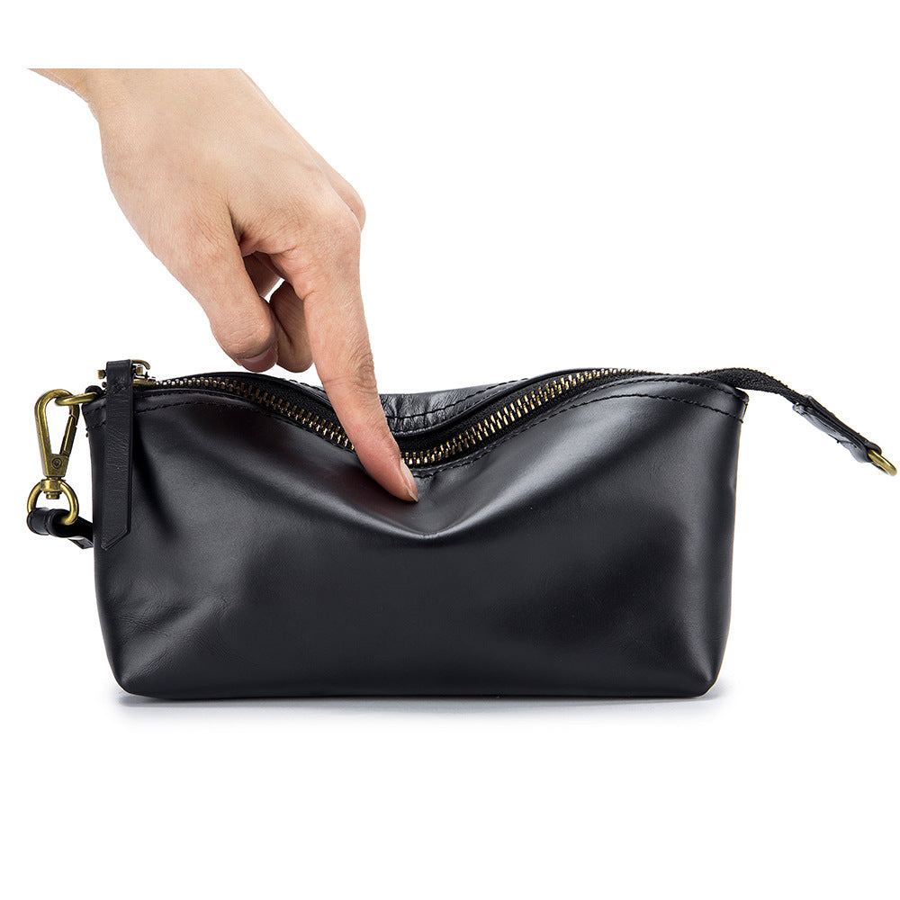 Women's Genuine Leather Portable Clutch First Layer Crossbody Bags