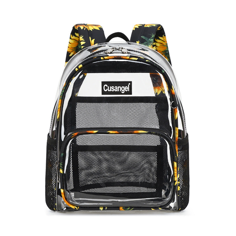 Women's Large Capacity Transparent Fashion Jelly Waterproof Backpacks