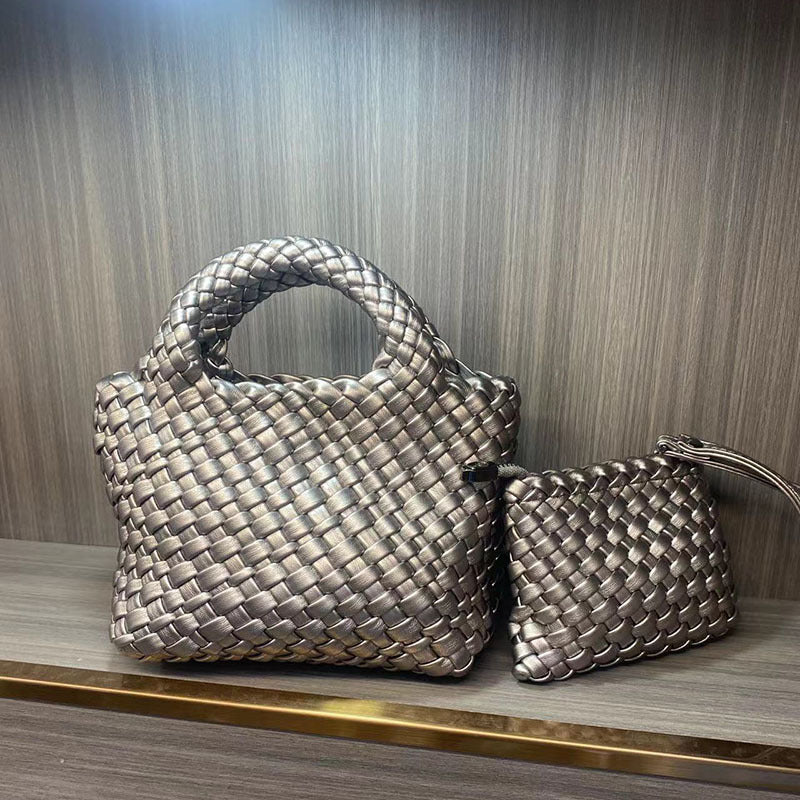 Women's Hand-woven Summer Soft Leather Underarm High-grade Armpit Bags
