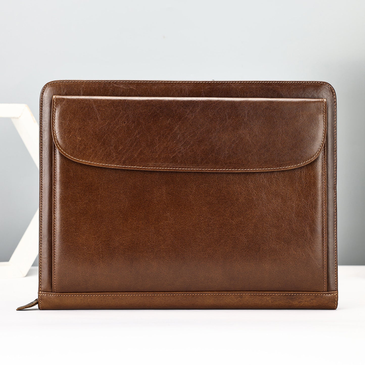 Men's Business Trip First Layer Cowhide Holding Bags