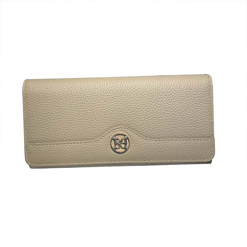 Women's Long Genuine Leather Large Capacity First Ladies Wallets