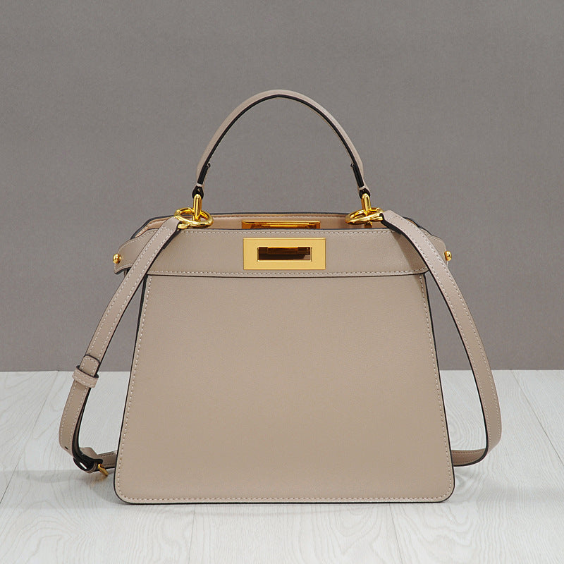 Women's Leather With Cat Design Fashion File Crossbody Bags