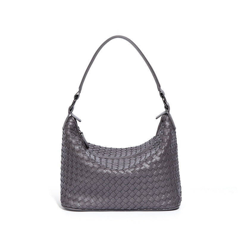 Women's Fashion Woven Portable Large Capacity Underarm Shoulder Bags