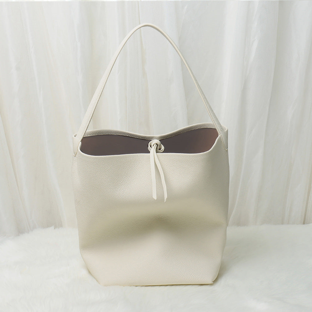 Style Genuine Leather Large Capacity One Shoulder Bags