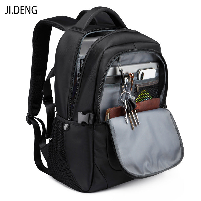 Men's Korean Style Business Commuter Large Capacity Backpacks