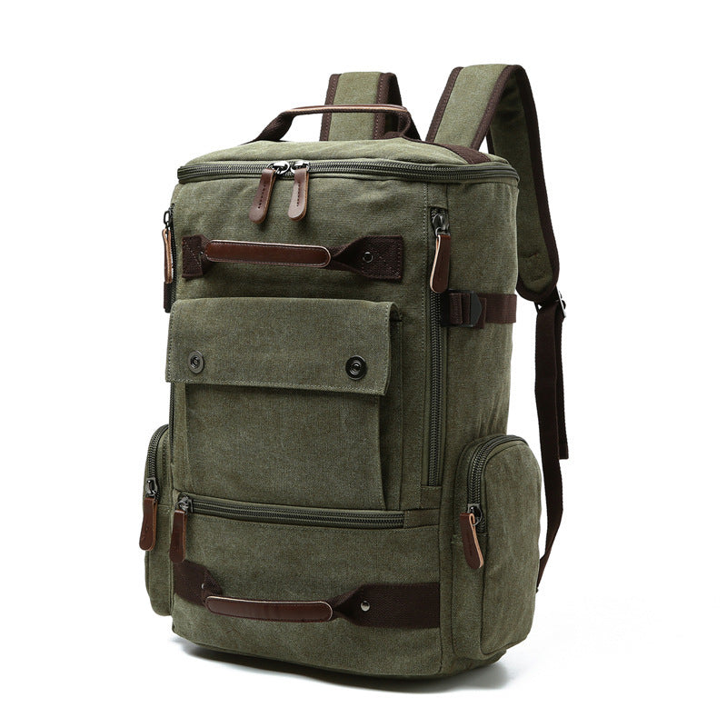 Men's Classic Cool Korean Fashion Canvas Backpacks