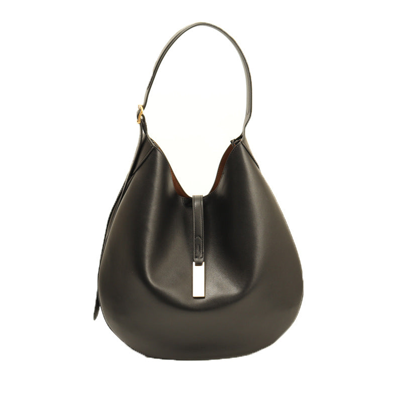 First Layer Cowhide Underarm Song Yan Crossbody Bags