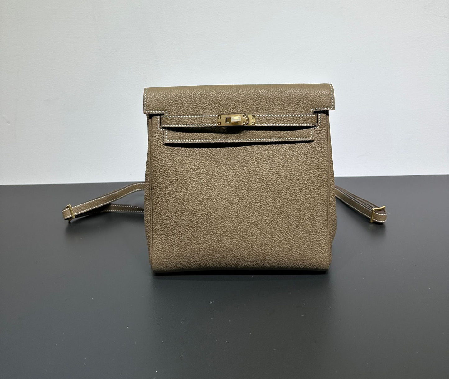 Women's Retro High-grade Kelly Genuine Leather Backpacks