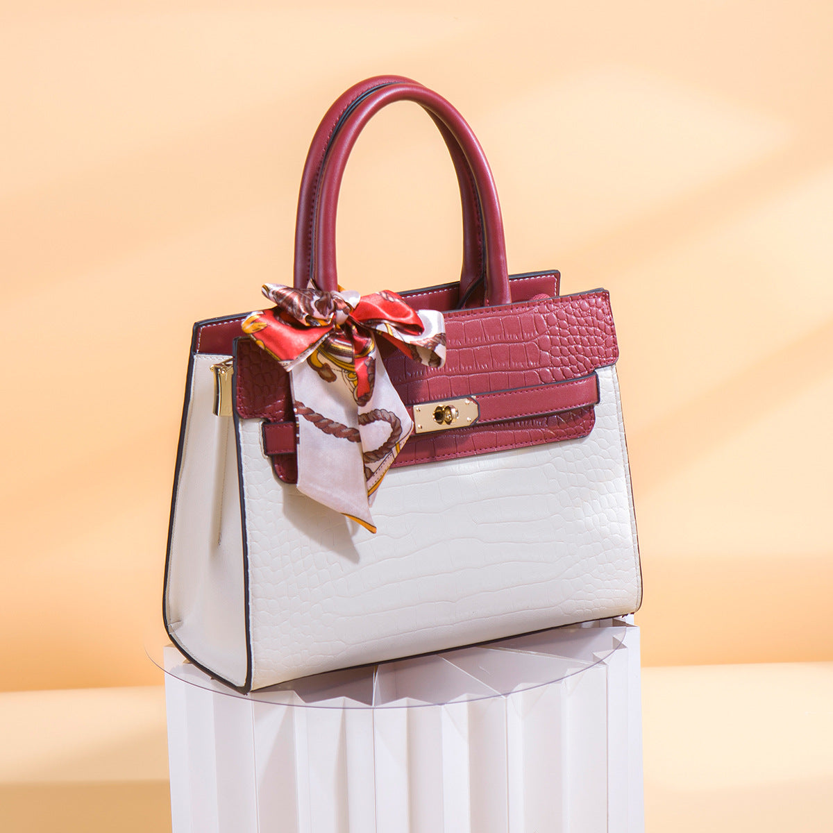 Women's Mother's Day Gift For Mother Elegant Crocodile Handbags