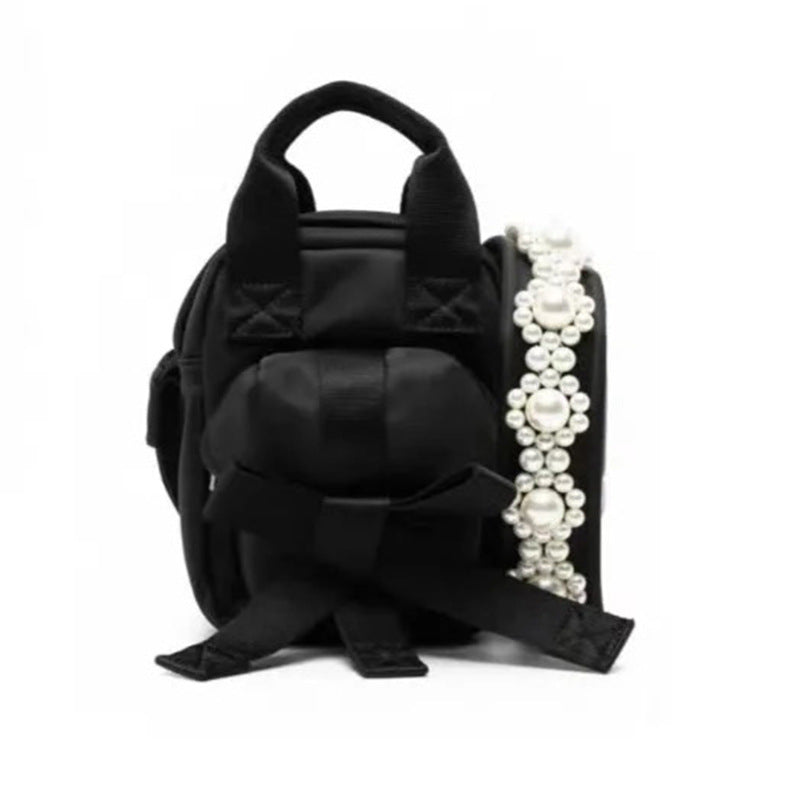 Popular Classic Women's Nylon Pearl Mobile Crossbody Bags