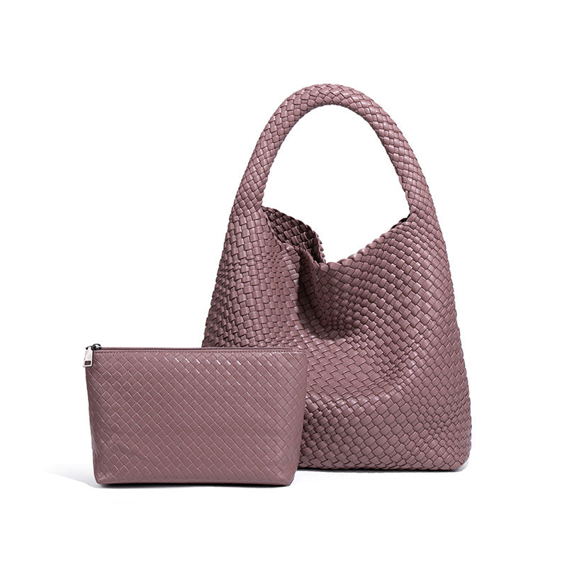 Simple Versatile Large Capacity Underarm Vegetable Handbags