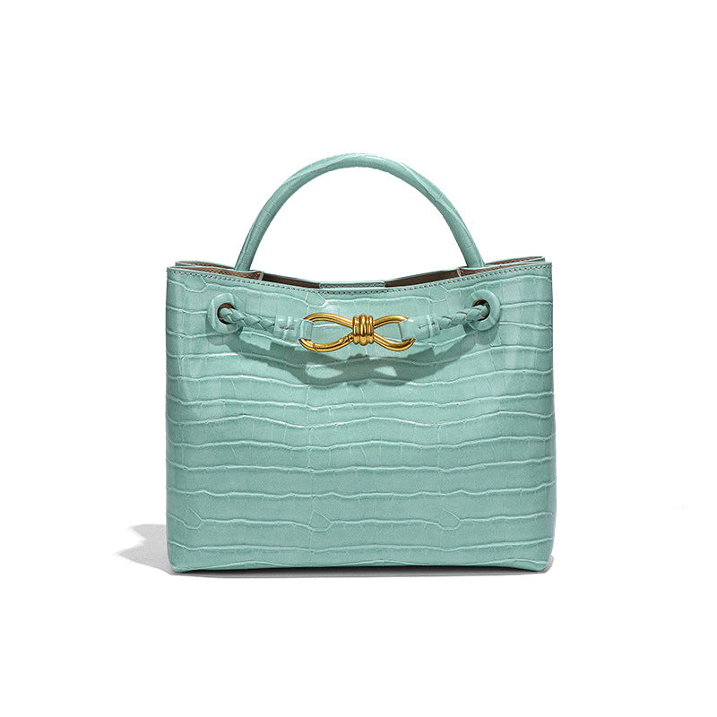 Women's Stone Pattern High-grade Versatile Retro Bags
