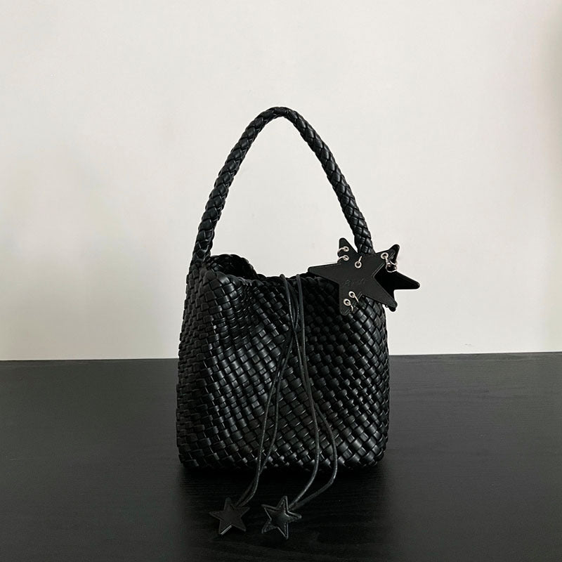 Women's Woven Large Capacity High-grade Hand-held Shoulder Bags