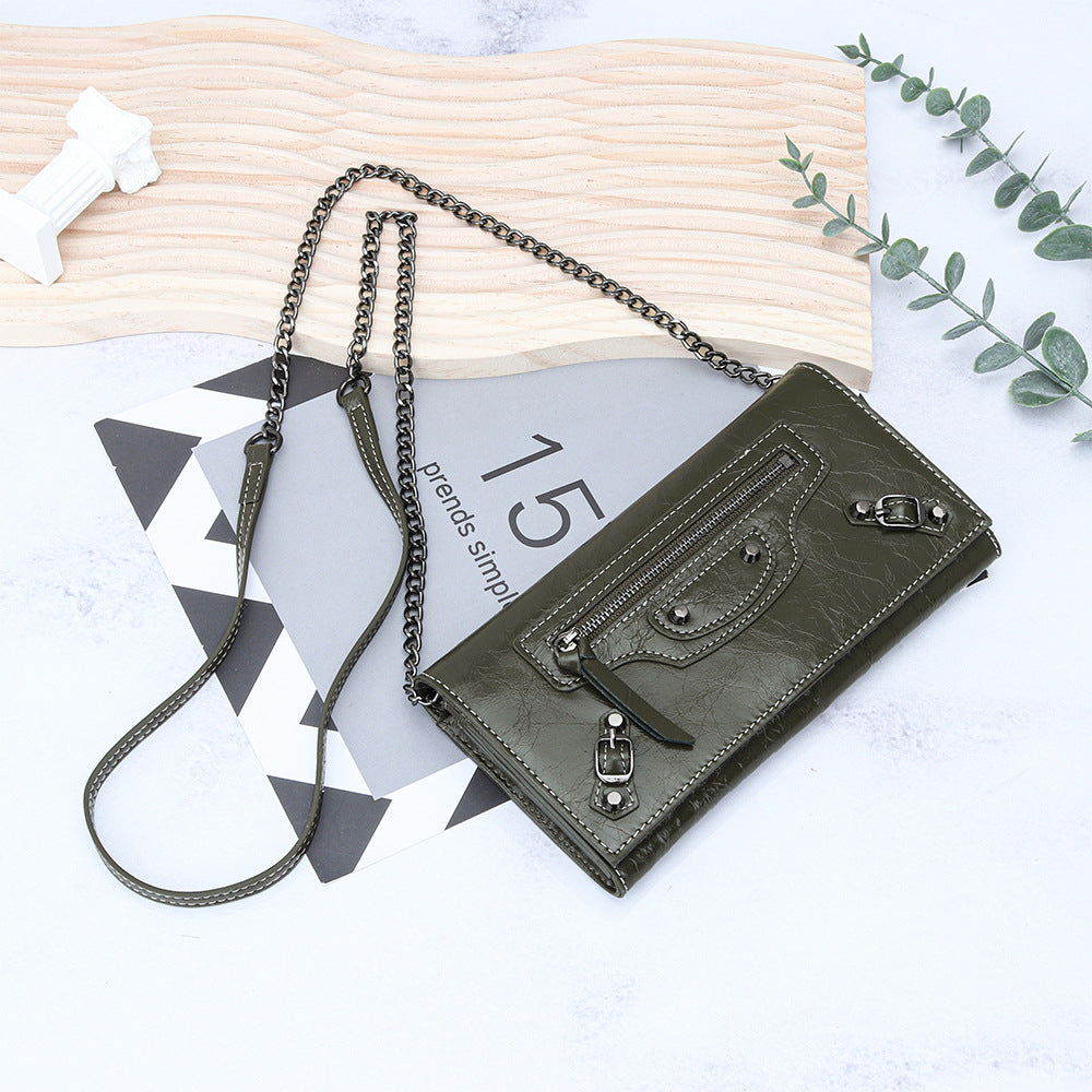 Women's Insertion Machine Car Chain Fashion Large Capacity Crossbody Bags